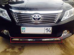 Накладка на бампер. Toyota Camry, ASV50, AVV50, GSV50
