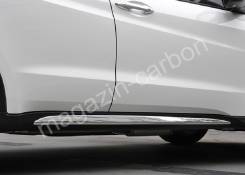 Накладка на порог. Honda Vezel