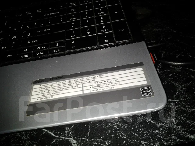 Acer Aspire E1-571G. 2,8����, ��� 4 ��, ���� 500���, WiFi: 1 ����