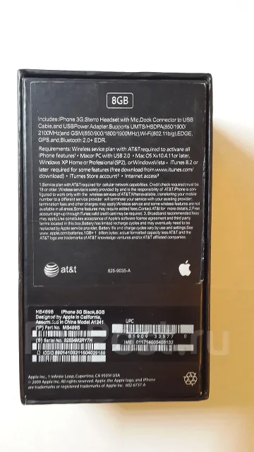Apple iPhone 3G 8Gb. �/� ����