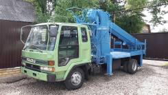 Isuzu Forward. Автобуровая, ямобур, бурильно крановая машина на шасси Исудзу Форвард, 7 500 куб. см.