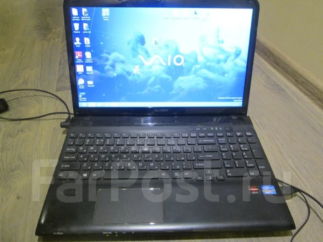 Sony VAIO SVE1512Q1RB. 2,4����, ��� 4 ��, ���� 4���, WiFi: 1, Bluetooth: 1, ����������� �� 2��. ����