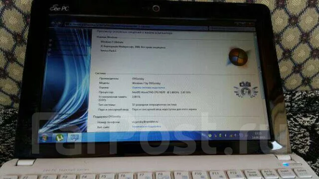 Asus Eee PC 1015PX. 166����, ��� 2048 ��, ���� 500���, WiFi: 1, Bluetooth: 1 ����