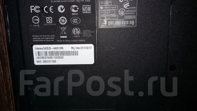 Acer Extensa 5635ZG. 2,2����, ��� 2048 ��, WiFi: 1, Bluetooth: 1 ����
