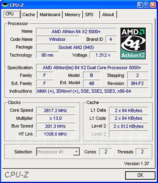 AMD Athlon 64 X2 5000+ ����