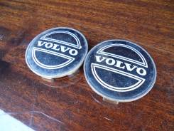 Пара оригинальных центральных колпачков на литые диски «Volvo». Диаметр 16", 2 шт.