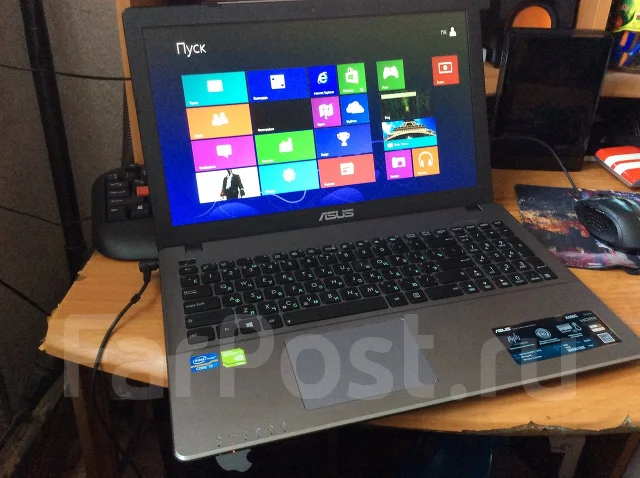 Asus X550CC. 1,8����, ��� 6 ��, ���� 500���, WiFi: 1, Bluetooth: 1, ����������� �� 10��. ����
