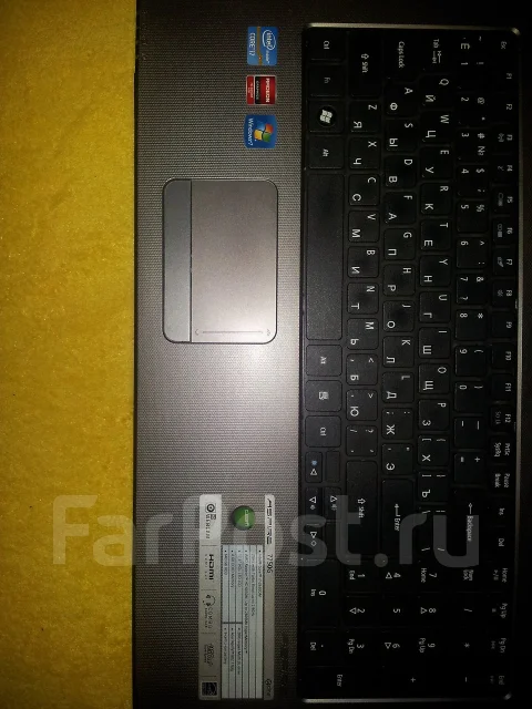 Acer Aspire 7750G-2634G64Mikk. ��� 4 ��, ���� 640���, WiFi: 1, Bluetooth: 1 ����