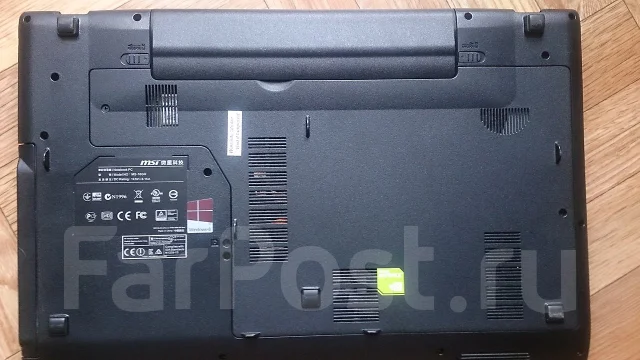 MSI GP60 2PE Leopard. 2,5����, ��� 8 ��, ���� 1 000���, WiFi: 1, Bluetooth: 1, ����������� �� 4��. ����