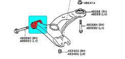 Сайлентблок подвески. Nissan: Wingroad, NV200, Cube Cubic, Tiida, Latio, Micra C+C, Cube, Bluebird Sylphy, Sylphy, Micra, Tiida Latio, AD, March, Note...