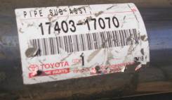 Выхлопная труба. Toyota Land Cruiser, HZJ75, PZJ75, HZJ78, 78 Двигатели: 1HZ, 1PZ