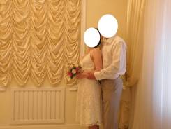Свадебные платья короткие.