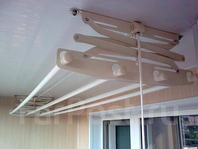Потолочная сушилка для белья artex. 1,95м. ю. корея - хозтов.