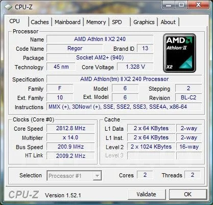 AMD Athlon II X2 240 ����