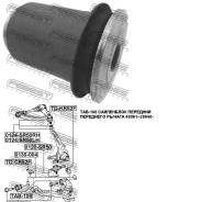 Сайлентблок. Toyota: Lite Ace, T.U.V, Town Ace, Town Ace Noah, Noah, Lite Ace Noah Двигатели: 7KE, 3CE, 2RZE, 5L, 3SFE, 2C, 3CT