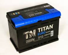 Titan. 76 А.ч., правое крепление, производство Россия. Под заказ