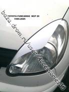 Накладка на фару. Toyota Funcargo, NCP20, NCP25, NCP21. Под заказ