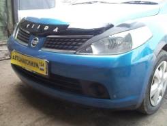 Накладка на фару. Nissan Tiida, C11, C11X