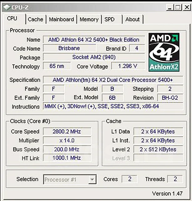 AMD Athlon 64 X2 5400+ ����