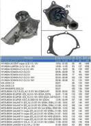 Помпа водяная. Mitsubishi Lancer, C12V Mitsubishi Galant Mitsubishi Eclipse Hyundai Sonata Hyundai Accent