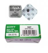 Батарейка Sony 337 / SR416SW для микронаушников и наручных часов