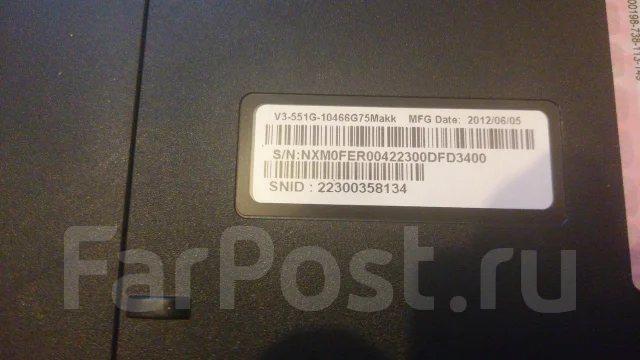 Acer Aspire V3-551G. WiFi: 1, Bluetooth: 1 ����