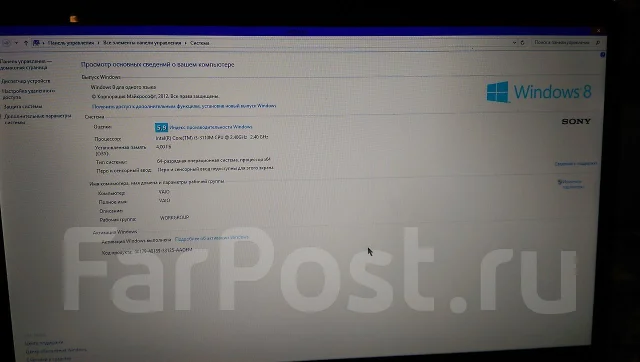 Sony VAIO SVE1712S1R. 2,4����, ��� 4 ��, ���� 640���, WiFi: 1, Bluetooth: 1, ����������� �� 3��. ����