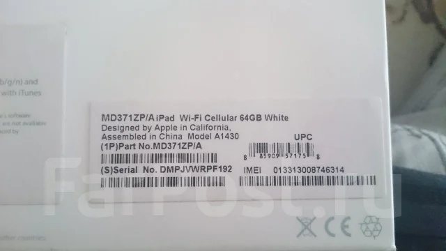 Apple iPad 4 Wi-Fi+Cellular 64Gb ����