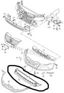 Губа. Volkswagen Passat CC, 357 Двигатели: BLV, BWS, BZB