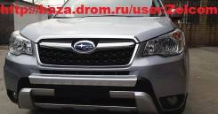 Накладка на бампер. Subaru Forester, SJ, SJG, SJ5