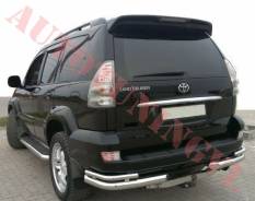 Защита бампера. Toyota Land Cruiser Prado