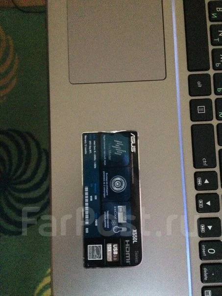Asus X550L. 1,6����, ��� 6 ��, ���� 750���, WiFi: 1, Bluetooth: 1, ����������� �� 5��. ����