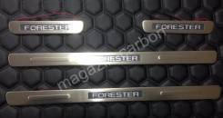 Накладка на порог. Subaru Forester