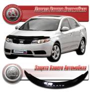 Дефлектор капота (Черный) Kia Cerato 2011