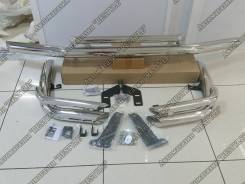 Защита бампера. Toyota Land Cruiser, UZJ100W, J100, HDJ101K, UZJ100, HDJ100L, UZJ100L, HDJ101 Двигатели: 2UZFE, 1HDFTE
