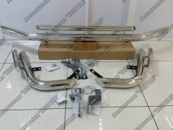 Защита бампера. Toyota Land Cruiser Prado, GDJ150W, GDJ151W, TRJ150, KDJ150L, GRJ150W, GRJ151W, TRJ150W, GDJ150L, GRJ151, GRJ150, GRJ150L Двигатели: 1...