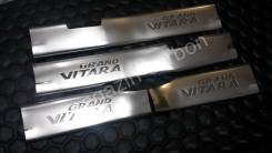 Накладка на порог. Suzuki Grand Vitara