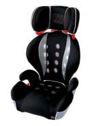 Кресло детское автомобильное Saratto Highback Junior Quattro, группа 2/3, черно-серое, ALJ205