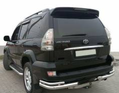 Защита бампера. Toyota Land Cruiser Prado