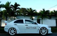 Обвес кузова аэродинамический. Mitsubishi Lancer X. Под заказ