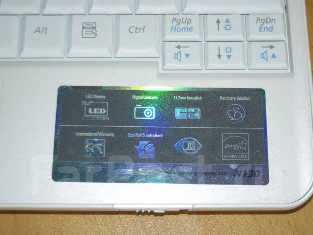 Samsung N130. 1,6����, ��� 1024 ��, ���� 152���, WiFi: 1, ����������� �� 5��. ����