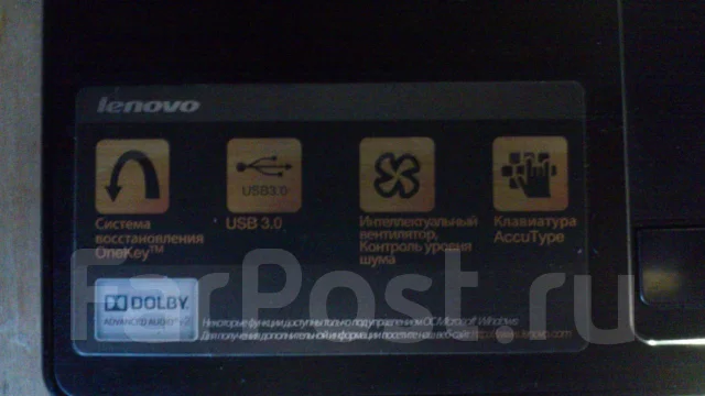 Lenovo G580. 2,4����, ��� 4 ��, ���� 500���, WiFi: 1, Bluetooth: 1, ����������� �� 3��. ����