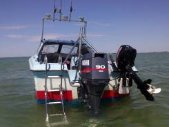 Yamaha. 90,00 л.с., 2х тактный, бензин, нога L (508 мм), Год: 2004 год