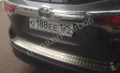 Накладка на бампер. Toyota Highlander