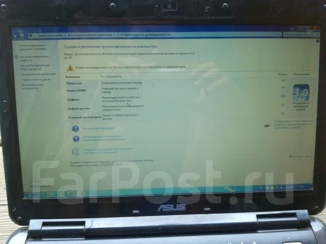 Asus K40IJ. 60����, ��� 512 ��, ���� 250���, WiFi: 1, ����������� �� 4��. ����