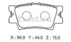 Колодка тормозная. Toyota: RAV4, Sai, Mark X, Aurion, Harrier, Camry, Avalon Двигатели: 2GRFE, 2AZFE, 2ADFHV, 1AZFE, 2ADFTV, 2AZFXE, 2ARFXE, 3ZRFAE