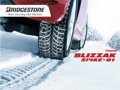 Bridgestone Blizzak Spike-01. Зимние, шипованные, 2016 год, без износа, 4 шт