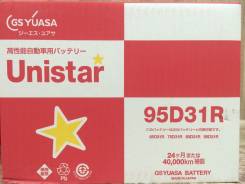 Unistar. 80 А.ч., правое крепление, производство Япония
