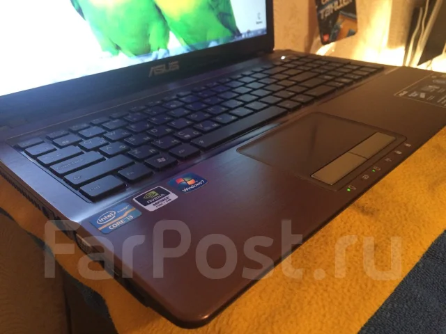 Asus K53SD. 2,3����, ��� 3072 ��, ���� 320���, WiFi: 1, Bluetooth: 1, ����������� �� 4��. ����