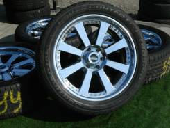 Бесподобные! Кованый хром Epsilon Elite Max + 305/40R22 Continental. 9.5x22 6x139.70 ET0